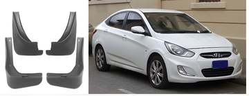 Hyundai Accent 2011–2017 Stænklapper Premium V2 (4 stk.) foto 2