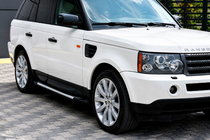 Range Rover Sport 2005–2013 Sidetrin Allmond Grey (2 stk., aluminium) foto 1