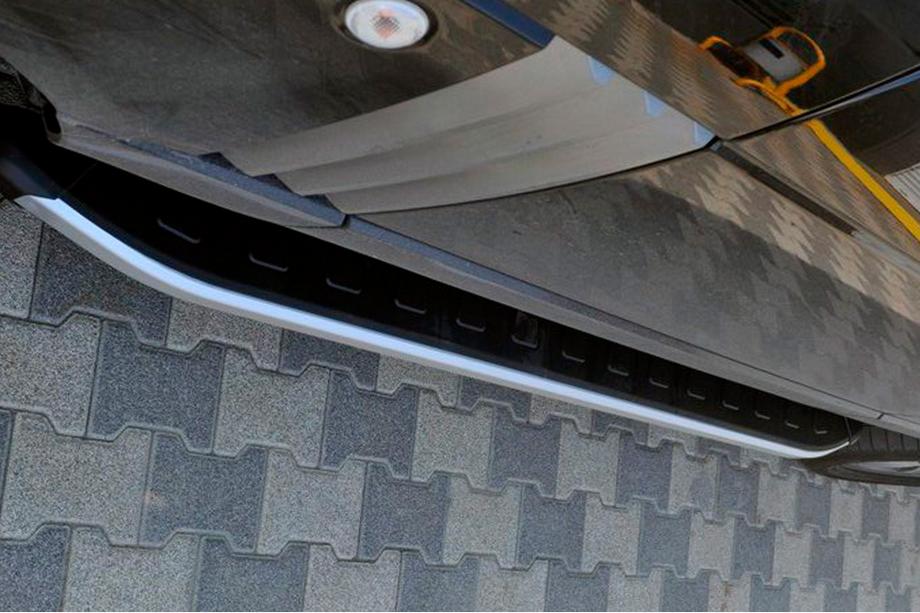 Range Rover III L322 2002–2012 Fullmond sidetrin (2 stk., aluminium) Image