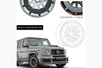 Mercedes G class W465 2025– G900 smedede alufælge med carbon (R24, 4 stk.) foto 26