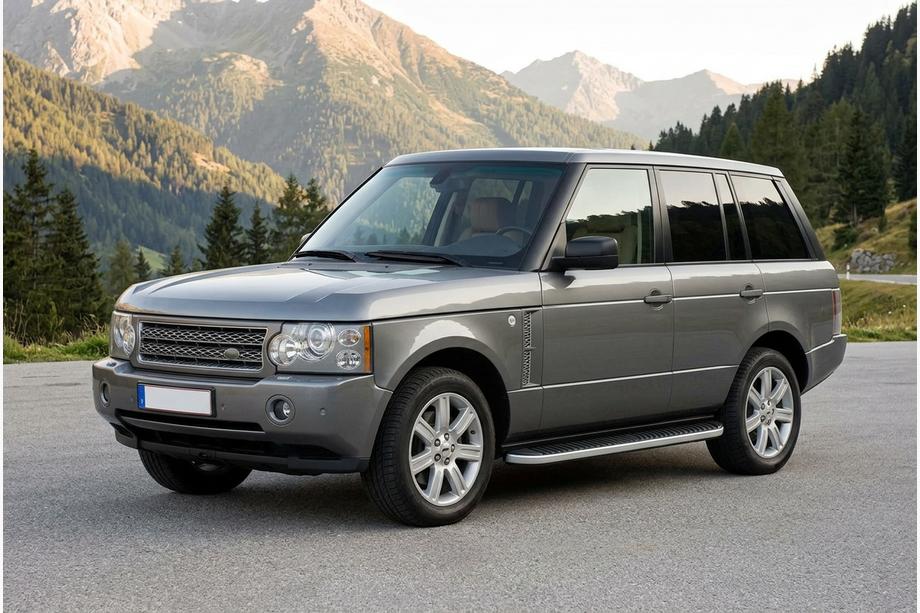 Range Rover III L322 2002–2012 Sidetrin Tayga Grey (2 stk., aluminium) Image