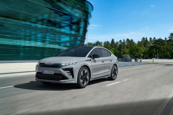 Test af Skoda Enyaq Coupe RS 2025: sporty el-coupé efter facelift