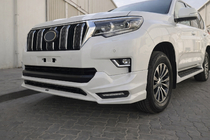 Toyota Land Cruiser Prado 150 2009–2023 Frontlæbe til forreste kofanger TRD (2017-) Sort farve foto 3