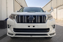 Toyota Land Cruiser Prado 150 2009–2023 Frontlæbe til forreste kofanger TRD (2017-) Sort farve foto 4