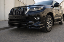 Toyota Land Cruiser Prado 150 2009–2023 Frontlæbe til forreste kofanger TRD (2017-) Sort farve foto 2