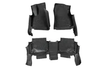 Hyundai Santa Fe 5 2023– Niken Luxury 3D gummimåtter til kabinen (2 rækker) foto 1