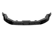BMW X4 G02 2018– Frontlæbe spoiler (til F98 2022-2024, blank sort) foto 2