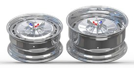 Chevrolet Impala 1961–1964 Smedede OEM-fælge R18 R20 (4 stk.) foto 9