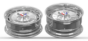 Chevrolet Bel Air 1961–1964 Smedede OEM fælge R20 (4 stk.) foto 3