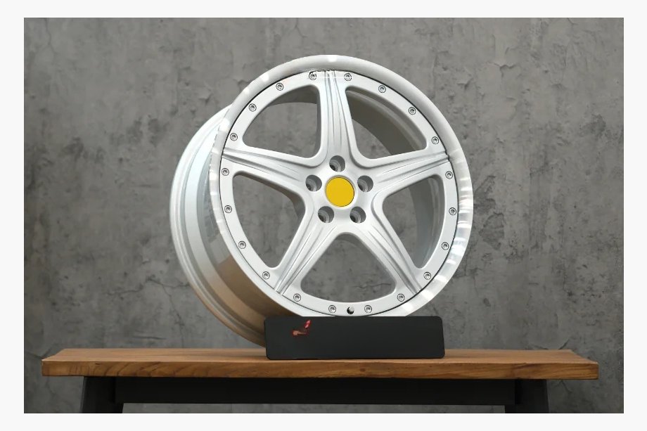 Ferrari 575M Maranello Smedede OEM fælge R19 V1 (4 stk.) Image