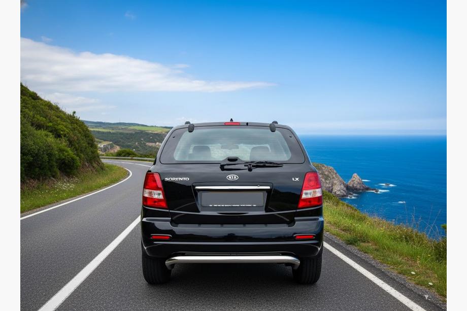Kia Sorento I BL 2002–2009 Bageste beskyttelsesbøjle AK012 (rustfrit stål) Image