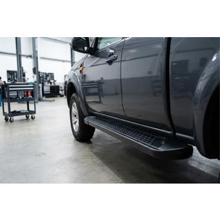 Allmond Black sidetrin (2 stk., aluminium) foto 1
