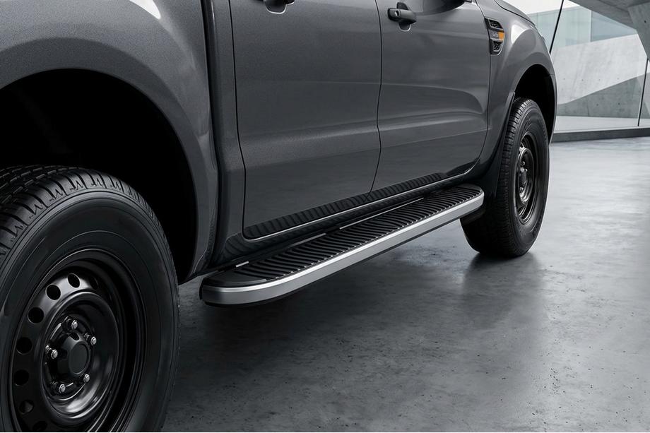 Mazda BT-50 2007–2012 Sidetrin Tayga (2 stk., aluminium) Image
