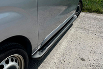 Fiat Scudo 2022– Sidetrin Allmond Black (2 stk., aluminium) foto 1