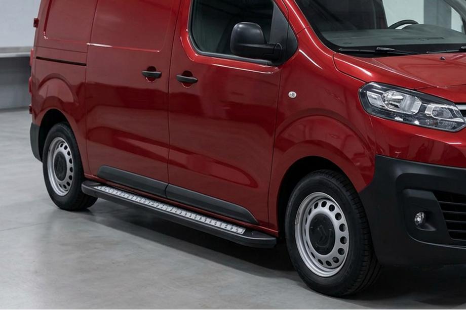 Fiat Scudo 2022– Sidetrin Vision New Black (2 stk., aluminium) Image