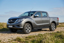 Mazda BT-50 2012– Allmond Black sidetrin (2 stk., aluminium) foto 1