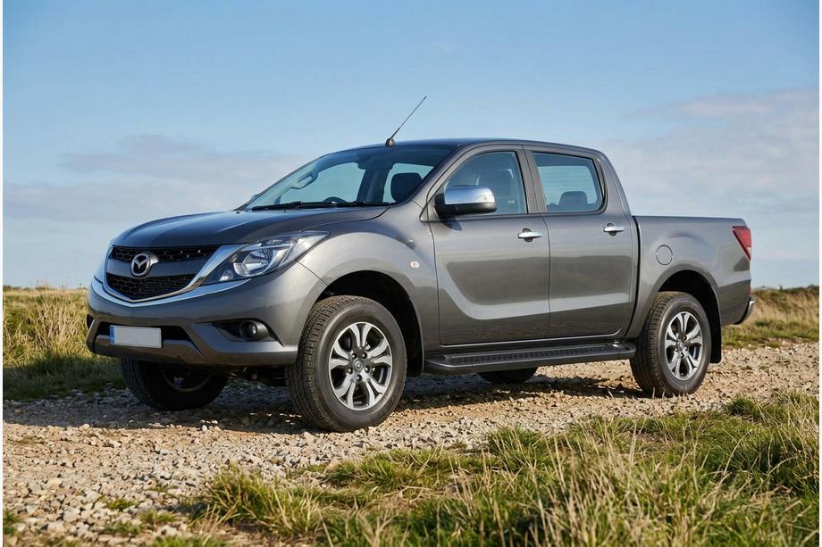 Mazda BT-50 2012– Allmond Black sidetrin (2 stk., aluminium) Image