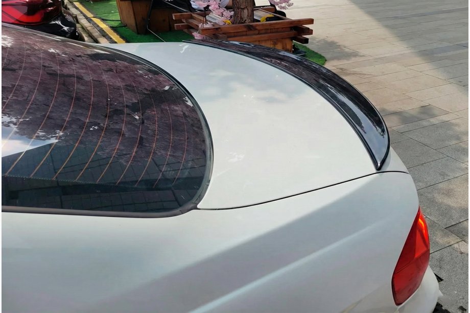 BMW 3-serie E90/E91 2005–2011 Spoiler i MP-stil (til E90, blank sort) Image