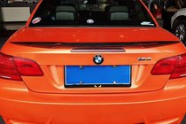 BMW 3-serie E92/E93 2006–2013 M4-Style spoiler (til E93, blanksort højglans) foto 1