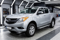 Mazda BT-50 2012– Sidetrin Line (2 stk., aluminium) foto 1