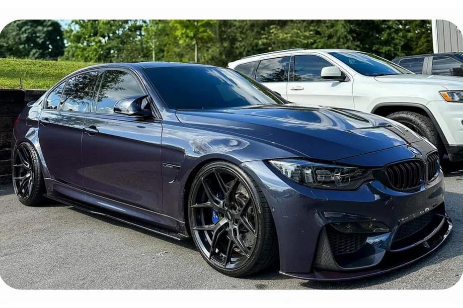 BMW 3-serie F30/F31 2012–2019 Sideskørt-forlængere PSM-Style (til M3-sideskørter, ABS) Foto 1