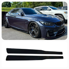 BMW 4-serie F32/F33/F36 2012–2020 Sideskørt-extensions PSM-Style (til M4 sideskørter, ABS) foto 1