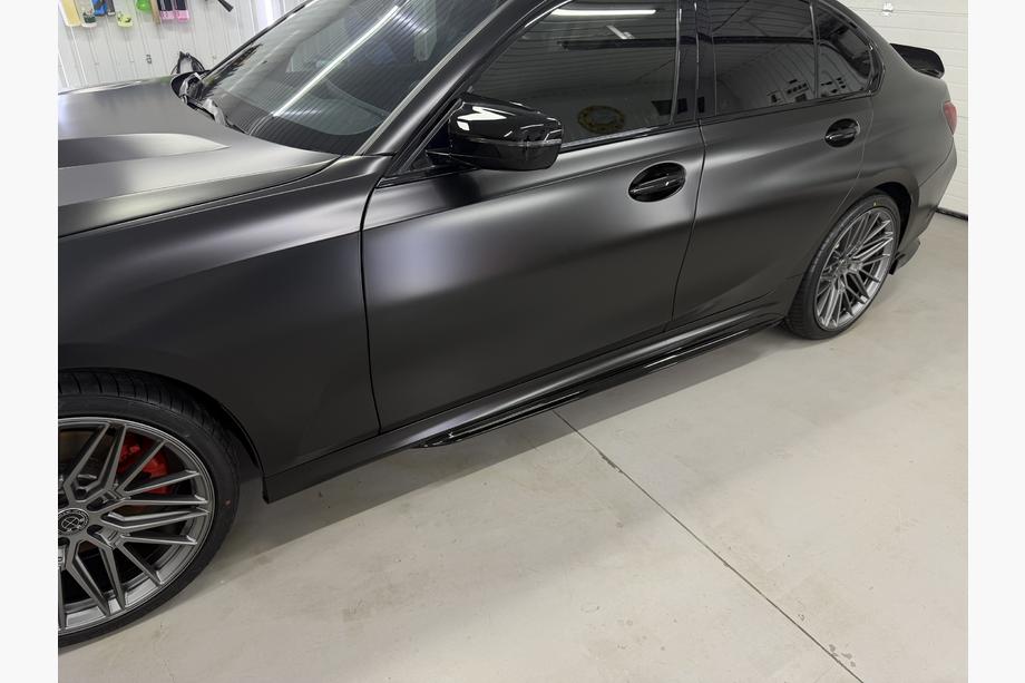 BMW 3-serie G20/G21 2018– Sideskørtsforlængere M-Sport (til M-Sport sideskørter, ABS) Image