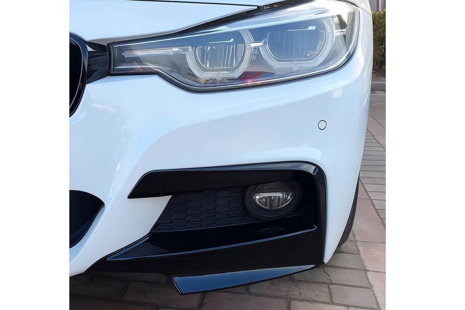 BMW 3-serie F30/F31 2012–2019 Hjørne-splittere til forreste kofanger JIE Flap (til M-Sport, ABS) Foto 2