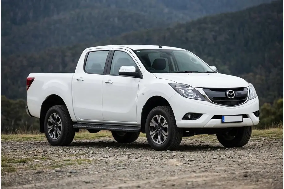 Mazda BT-50 2012– Sidetrin Bosphorus Black (2 stk., aluminium) Image