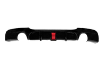 BMW 3-serie E90/E91 2005–2011 Bagkofanger-diffuser til dobbelt enkelt udstødning med LED (til M-Sport, ABS) foto 1