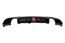 BMW 3-serie E90/E91 2005–2011 Bagkofanger-diffuser til dobbelt enkelt udstødning med LED (til M-Sport, ABS) foto 4