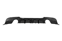 BMW 3-serie E90/E91 2005–2011 Bagkofanger-diffuser til dobbelt enkelt udstødning med LED (til M-Sport, ABS) foto 5