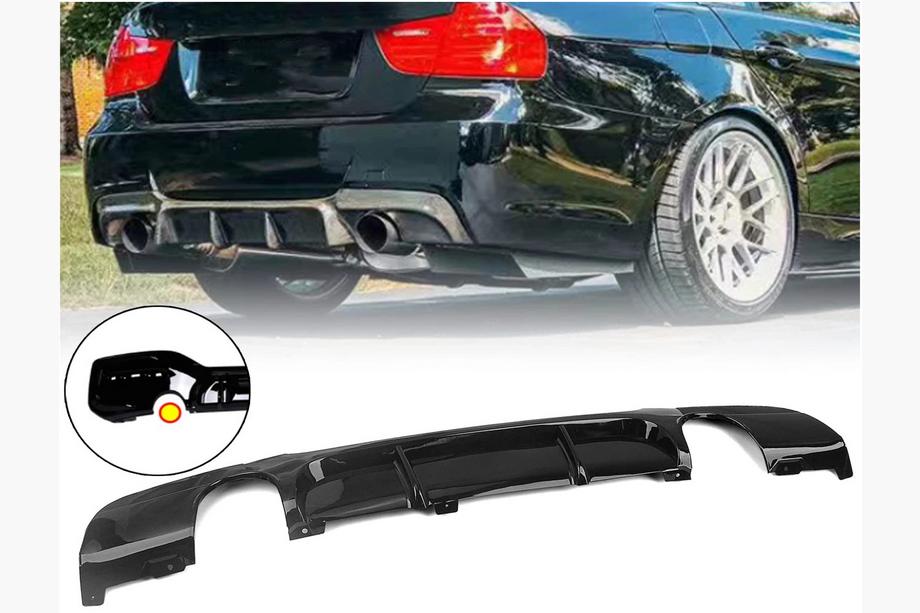 BMW 3-serie E90/E91 2005–2011 Bagkofangerdiffusor til dobbeltsidet enkeltudstødning (til M-Sport, ABS) Foto 1