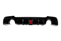 BMW 3-serie E92/E93 2006–2013 Bagkofanger-diffuser til dobbelt enkelt udstødning med LED (til M-Sport, ABS) foto 1