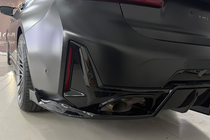 BMW 3-serie G20/G21 2018– Bagkofanger-diffuser B-Style LED (til M-Sport 2023+, ABS) foto 2