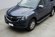 Mazda BT-50 2012– Sidetrin Tayga (2 stk., aluminium) foto 1