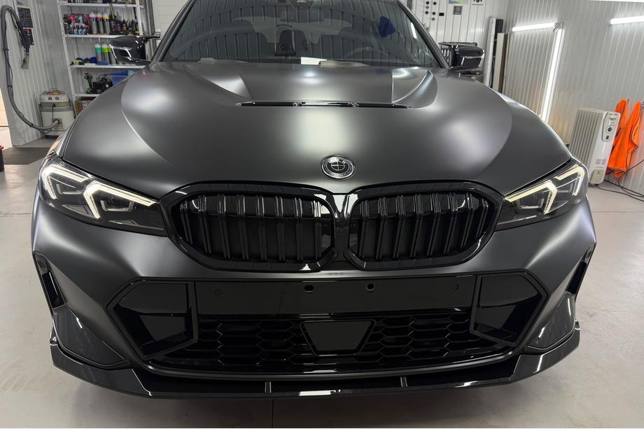 BMW 3-serie G20/G21 2018– Front bumperlip Lip FD-Style (til M-Sport 2023+, ABS) Foto 9