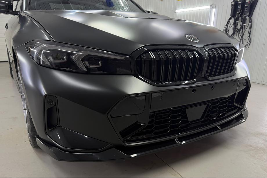 BMW 3-serie G20/G21 2018– Front bumperlip Lip FD-Style (til M-Sport 2023+, ABS) Foto 6