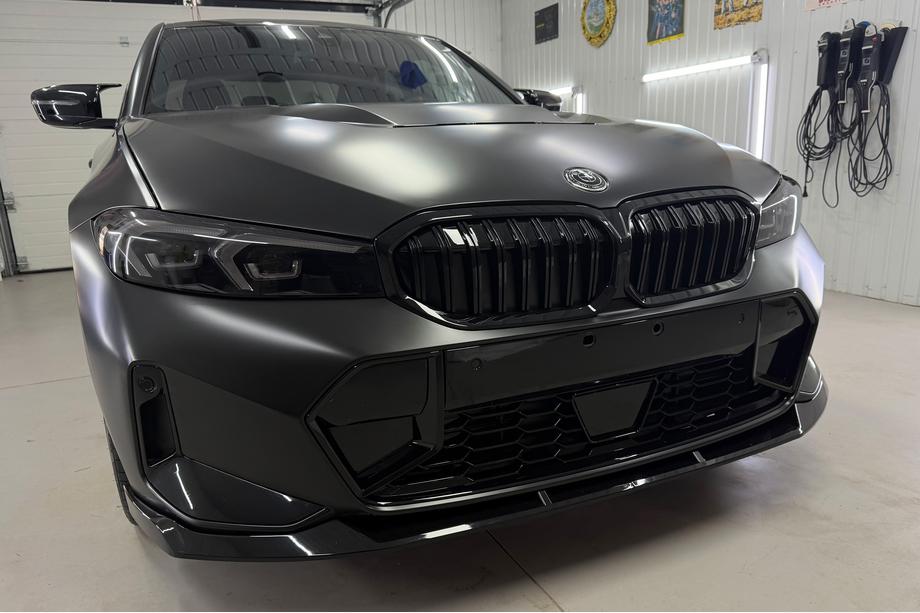 BMW 3-serie G20/G21 2018– Front bumperlip Lip FD-Style (til M-Sport 2023+, ABS) Foto 5