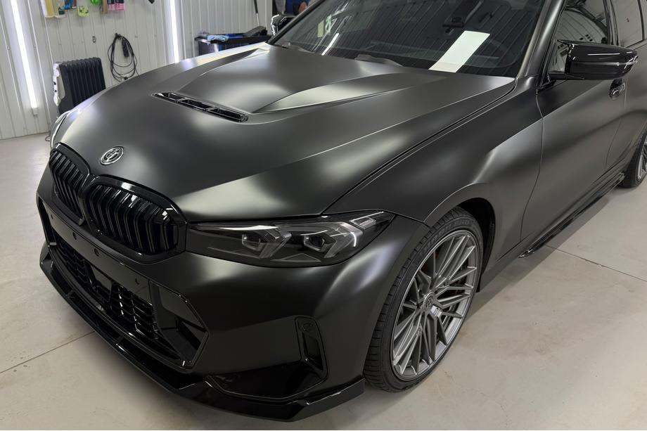 BMW 3-serie G20/G21 2018– Front bumperlip Lip FD-Style (til M-Sport 2023+, ABS) Foto 2