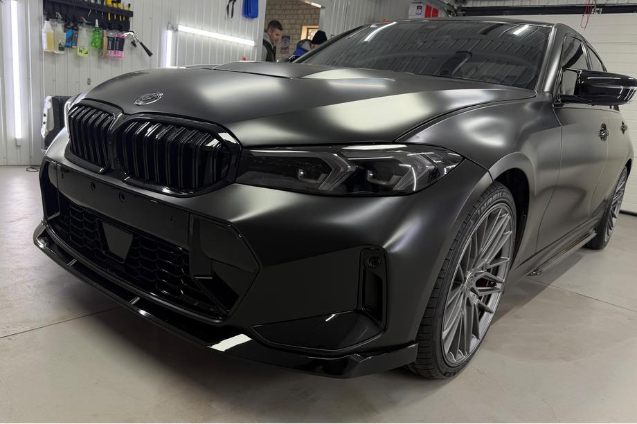 BMW 3-serie G20/G21 2018– Front bumperlip Lip FD-Style (til M-Sport 2023+, ABS) Foto 8