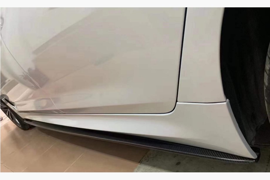BMW 5-serie G30/G31 2017–2023 ABS dørtrinsbeklædning (til M-Sport/M5 sideskørter, sort højglans) Image