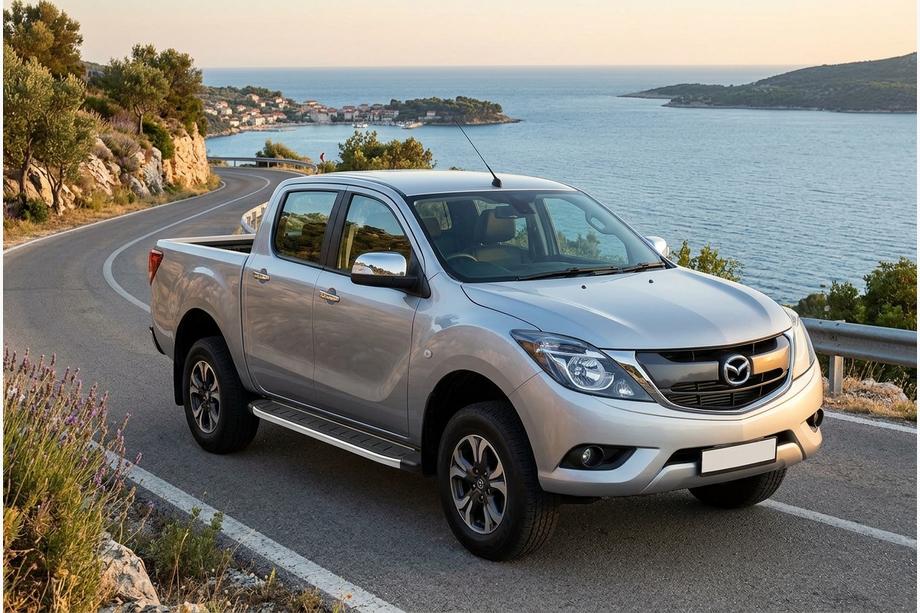 Mazda BT-50 2012– Fullmond sidetrin (2 stk., aluminium) Image