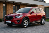 Mazda CX-5 2012–2017 Allmond Black sidetrin (2 stk., aluminium) foto 1