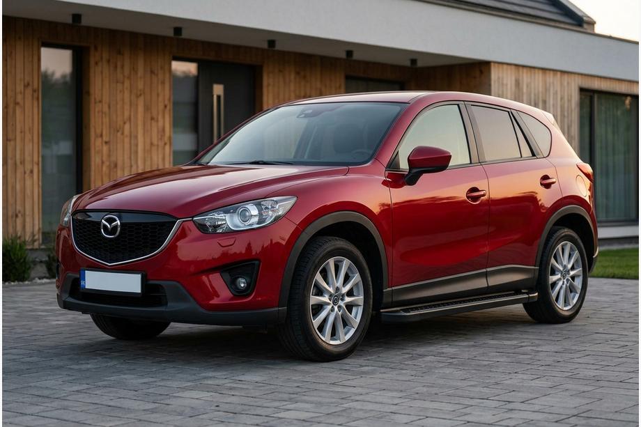 Mazda CX-5 2012–2017 Allmond Black sidetrin (2 stk., aluminium) Image