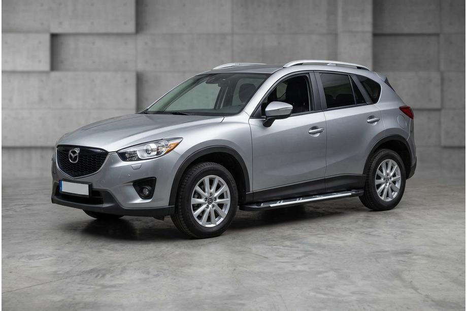 Mazda CX-5 2012–2017 Sunrise sidetrin (2 stk., aluminium) Image