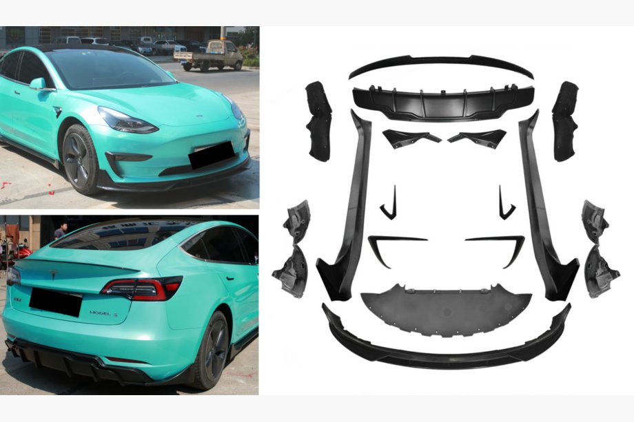 Tesla Model 3 2017– Bodykit-sæt (2017-2023) Image