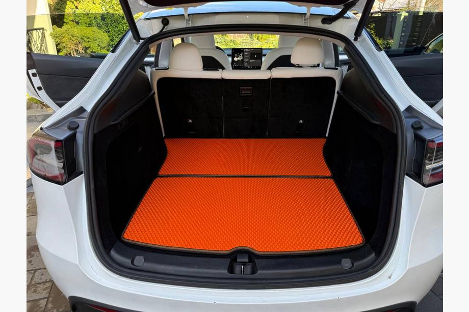 Tesla Model Y 2020– EVA V2 bagagerumsmåtte (2020-2024, Orange) Image