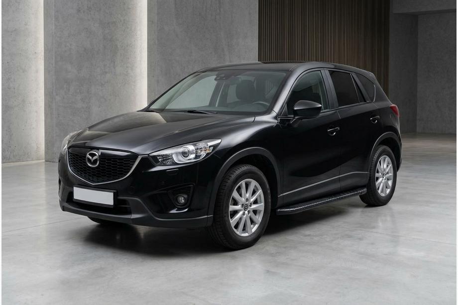 Mazda CX-5 2012–2017 Sidetrin Bosphorus Black (2 stk., aluminium) Image