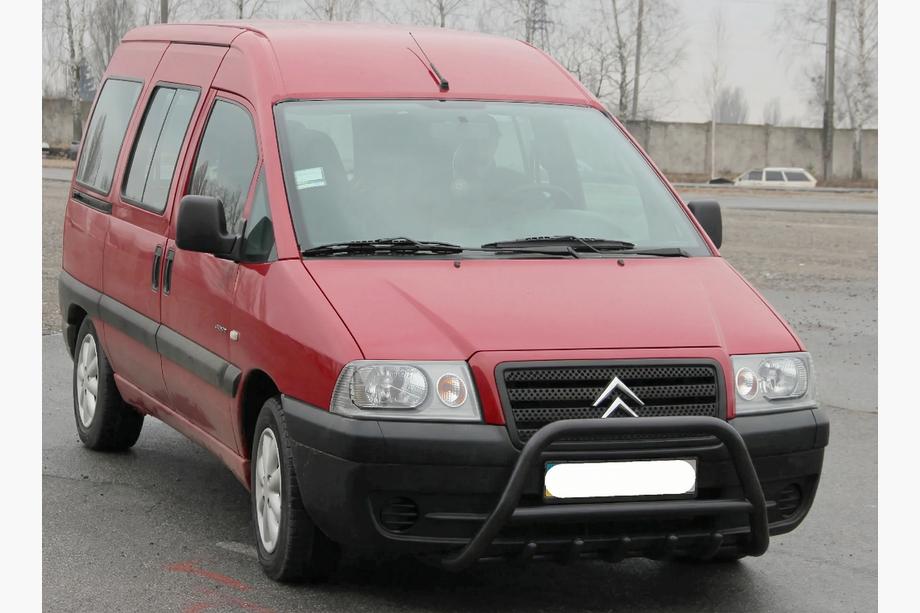 Fiat Scudo 1996–2007 Bullbar WT003 Black (rustfrit stål) Image